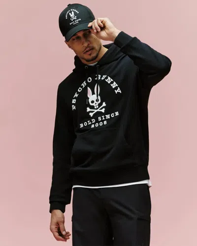 Psycho Bunny Men's Archive Hoodie In Black