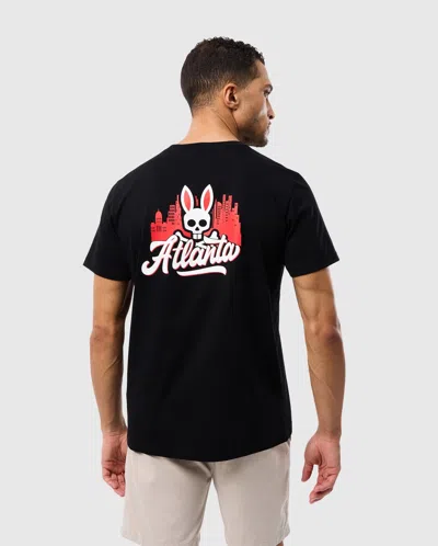 Psycho Bunny Men's Atlanta City Tee In Black