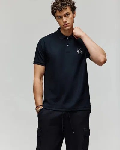 Psycho Bunny Men's Auguste Pique Polo Shirt In Blue