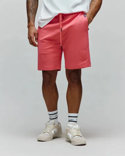 Psycho Bunny Men's Barry Short 8" In Red
