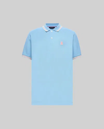 Psycho Bunny Men's Big And Tall Clark Pique Polo In Blue