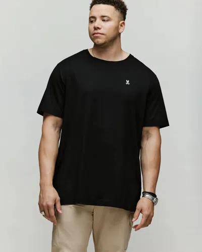 Psycho Bunny Men's Big And Tall Classic Crew Neck Tee In Black