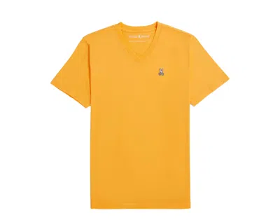 Psycho Bunny Men's Big & Tall Classic V-neck Tee Orange Soda B9u100y1pc-ors