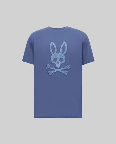 Psycho Bunny Men's Big And Tall Gabin Graphic Tee In Blue
