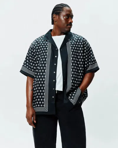 Psycho Bunny Men's Big And Tall Nick Tencel Shirt In Multi