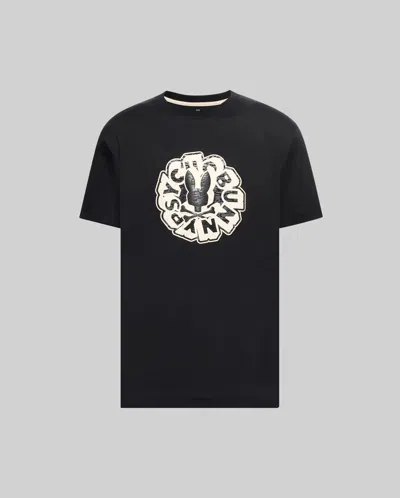Psycho Bunny Men's Big And Tall Toby Graphic Tee In Black