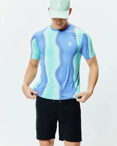 Psycho Bunny Men's Blaze Sport Tee In Blue