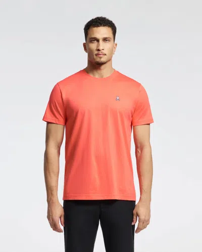 Psycho Bunny Men's Classic Crew Neck Tee In Orange