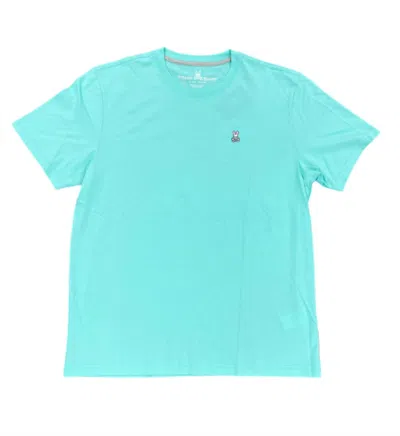 Psycho Bunny Men's Classic Crew Tee In Pool In Multi