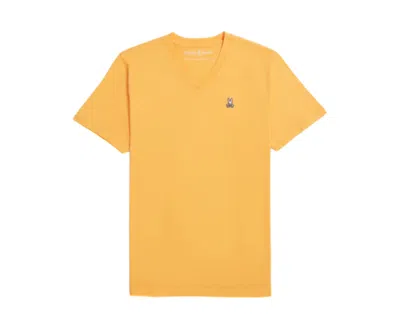 Psycho Bunny Men's Big & Tall Classic V-neck Tee Orange Soda B9u100y1pc-ors