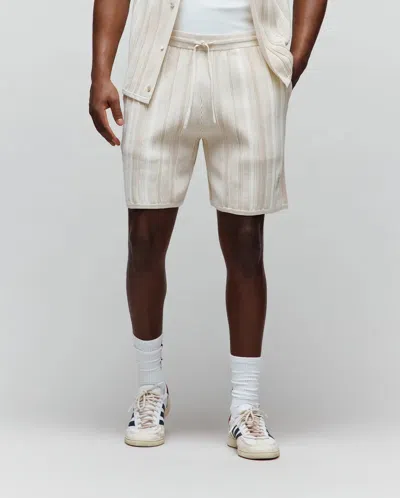 Psycho Bunny Men's Cliff Knit Short 7" In Neutral