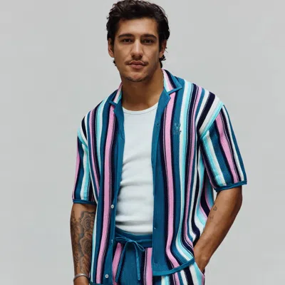 Psycho Bunny Men's Cliff Shirt In Multi