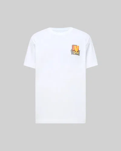 Psycho Bunny Men's Crazy Bunny Graphic Tee In White