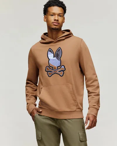 Psycho Bunny Men's Dante Hoodie In Brown
