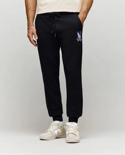 Psycho Bunny Men's Dante Sweatpant 29 1/2 L In Black