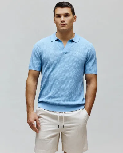 Psycho Bunny Men's Devon Knit Polo In Blue