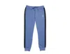 Psycho Bunny Men's Doyers Elastic Ankle Track Pants Bal Harbour B6p995u1cp-bha In Blue
