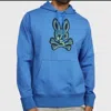 Psycho Bunny Men's Drake Popover Hoodie In Celestial Blue