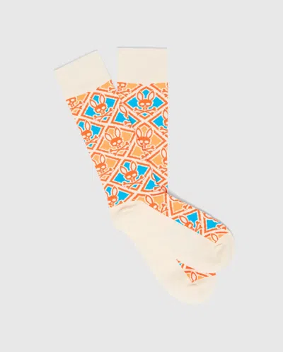 Psycho Bunny Men's Frank Dress Socks In Multi