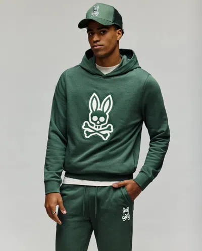 Psycho Bunny Men's Harley Hoodie In Green