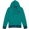 Psycho Bunny Howgate Camo Harbor Blue Hoodie B6h209q1ft-hbr In Green