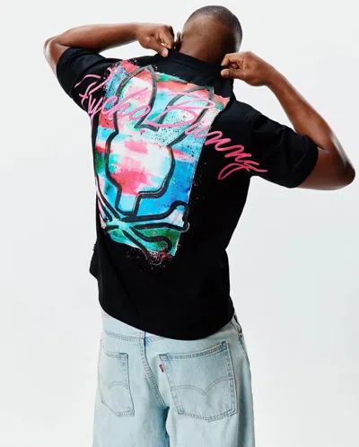 Psycho Bunny Men's Isaac Oversized Tee In Black