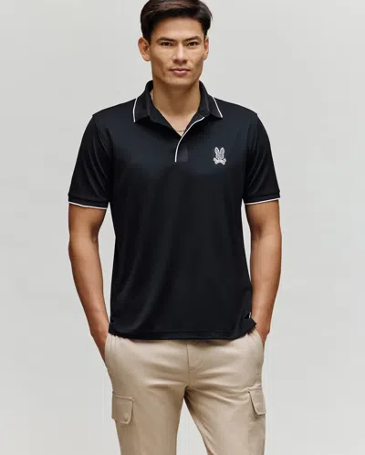 Psycho Bunny Men's Jayden Sport Polo Shirt In Black