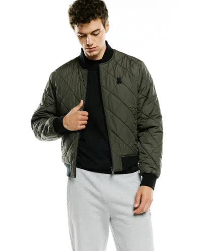 Psycho Bunny Men's Joaquin Reversible Bomber In 001 Black
