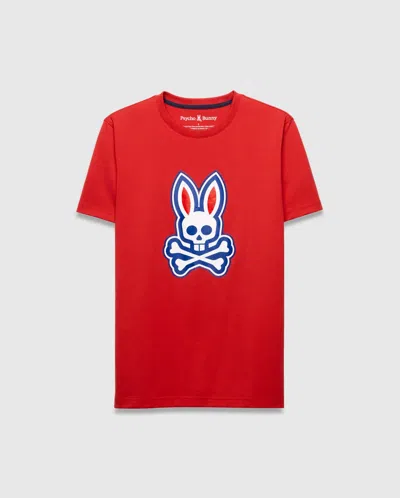 Psycho Bunny Men's John Graphic Tee In Red