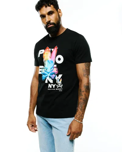 Psycho Bunny Men's Kenji Pima Cotton Graphic Tee In Animal Print