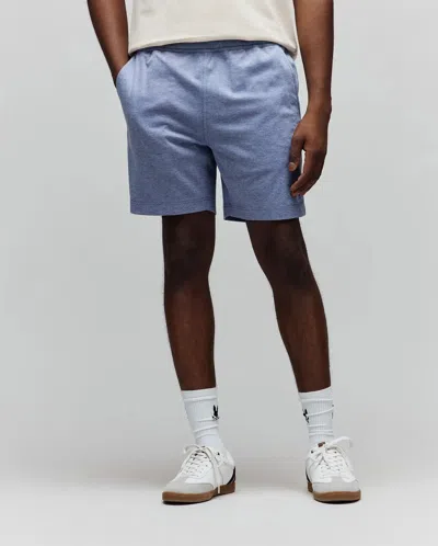 Psycho Bunny Men's Koda Oxford Short 6 1/2" In Blue