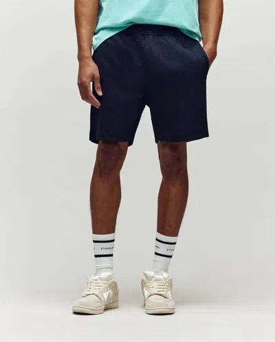 Psycho Bunny Men's Koda Oxford Short 6 1/2" In Blue