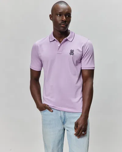 Psycho Bunny Men's Lachlan Pique Polo In Purple