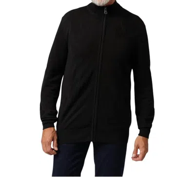 Psycho Bunny Men's Lacomb All Over Bunny Zip Sweater In Black