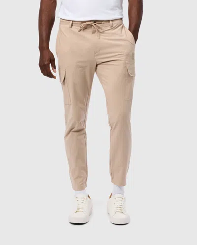 Psycho Bunny Men's Lloyd Cargo Jogger 29 1/2 L In Neutral