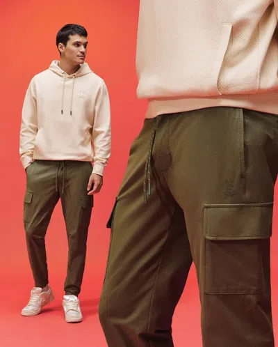 Psycho Bunny Men's Lloyd Cargo Pant 29 1/2 L In Brown