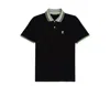 Psycho Bunny Men's Manteno Pique Polo Black B6k330z1pc-blk In Black