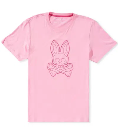 Psycho Bunny Men's Marcel Graphic T-shirt In Pink
