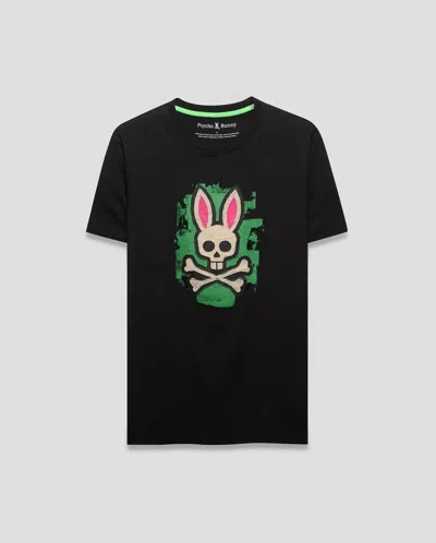 Psycho Bunny Men's Marcus Graphic Tee In Black