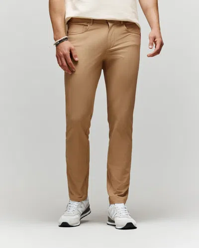 Psycho Bunny Men's Maverick 10k Step Pant 31 1/2 L In Brown