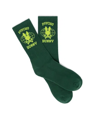 Psycho Bunny Men's Mike Sport Socks In 327 Pineneedle