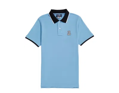 Psycho Bunny Cotton Polo Shirt In Blue