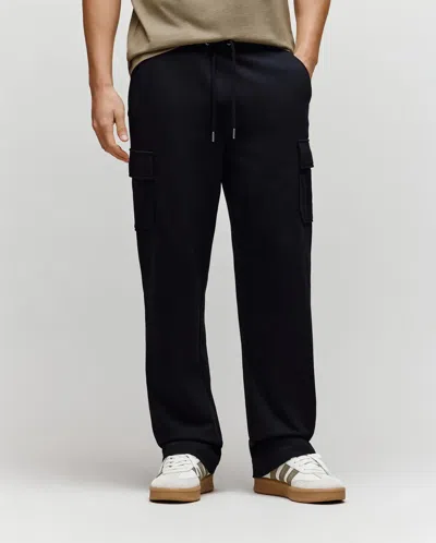 Psycho Bunny Men's Nash Cargo Sweatpant 31 L In Black