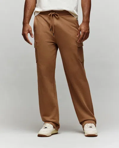 Psycho Bunny Men's Nash Cargo Sweatpant 31 L In Brown