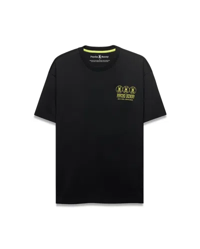 Psycho Bunny Men's Nathaniel Oversized Pima Tee In 001 Black