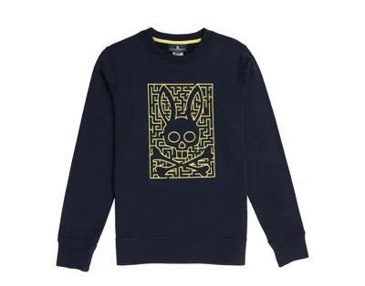 Psycho Bunny Cotton Sweatshirt In Blue