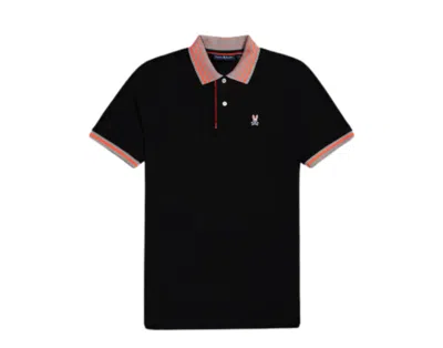 Psycho Bunny Men's Norris Pique Polo Black B6k502z1pc-blk Psycho Bunny Men's Norris Pique Polo Black B6k502z1pc-blk