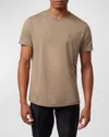 Psycho Bunny Men's Pima Cotton Classic Crewneck T-shirt In Antique Taupe