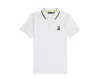Psycho Bunny Mens Plano Pique Polo Shirt In White