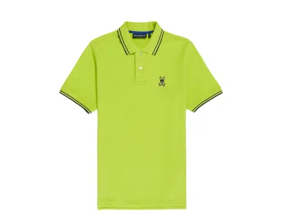 Psycho Bunny Logo-embroidered Polo Shirt In Green